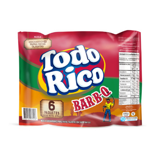 Super Ricas Todo Rico BBQ X6