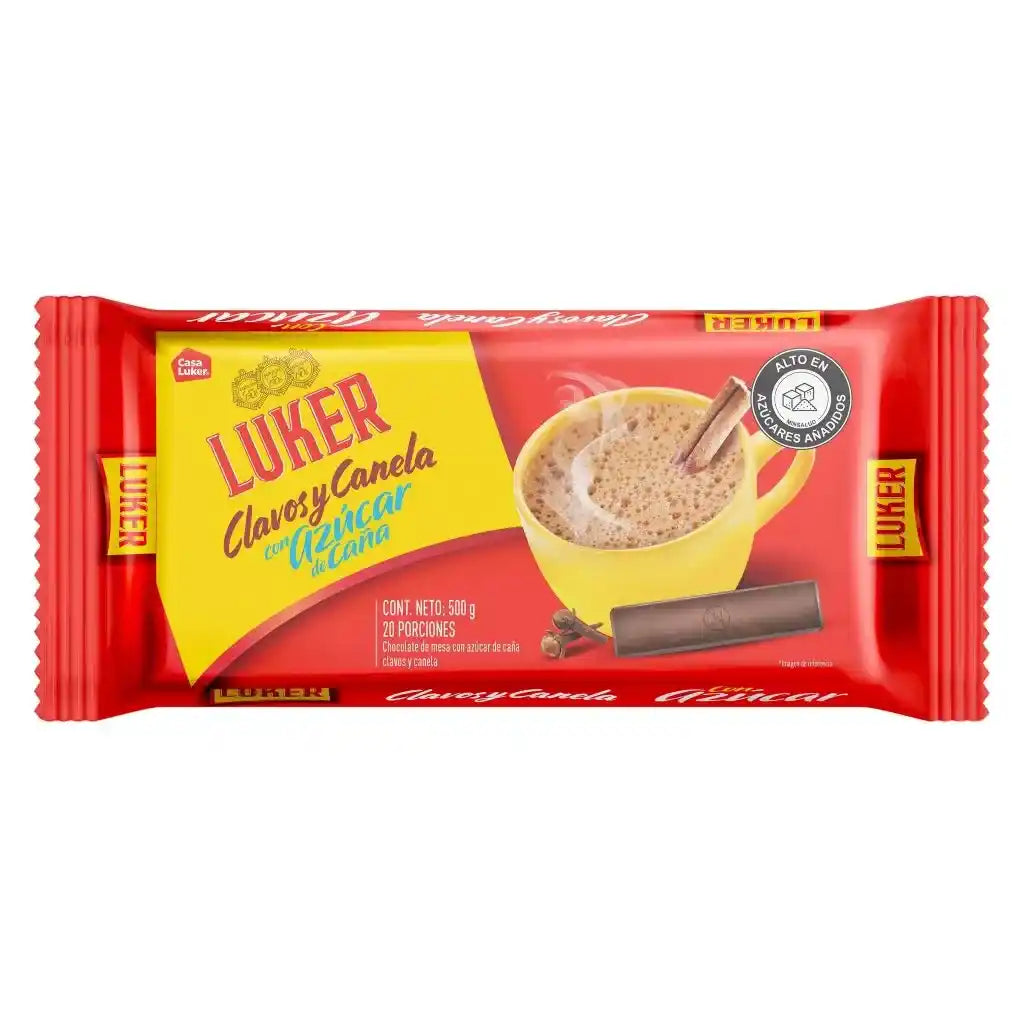 Luker Chocolate Clavos & Canela - Hot Chocolate Cloves & Cinnamon 500g