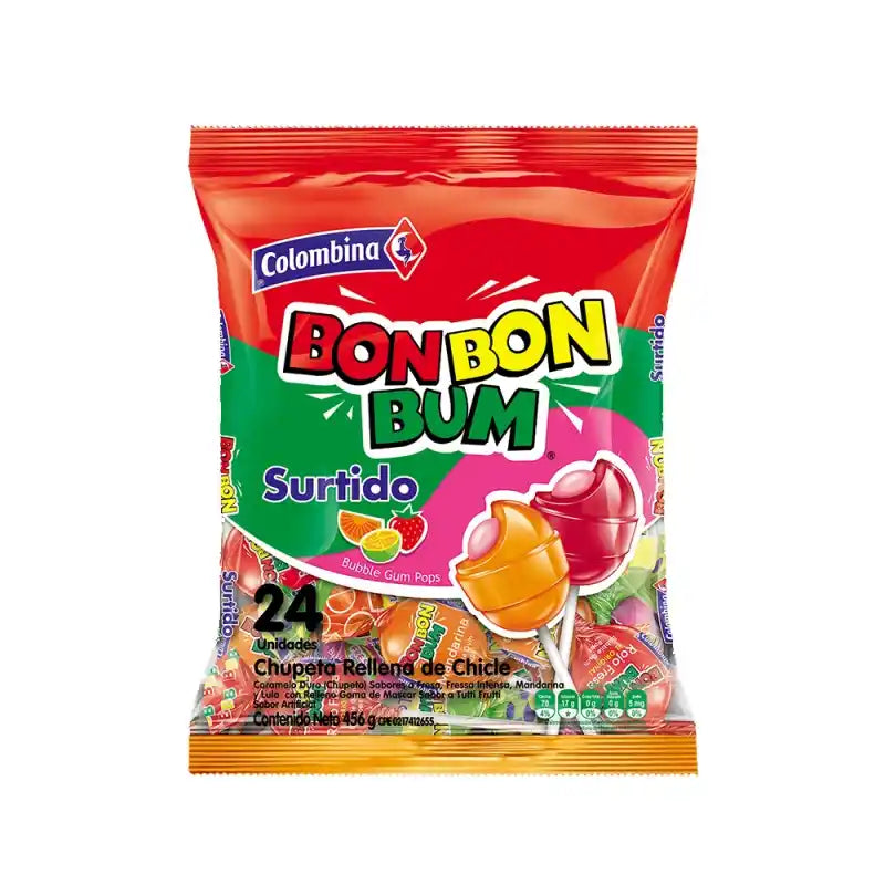 Bon Bon Bum - Lollipop Assorted 400g