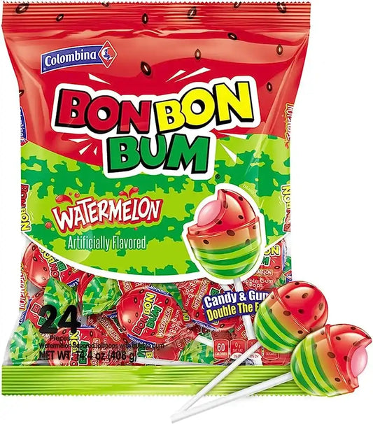 Bon Bon Bum - Lollipop watermelon 400g