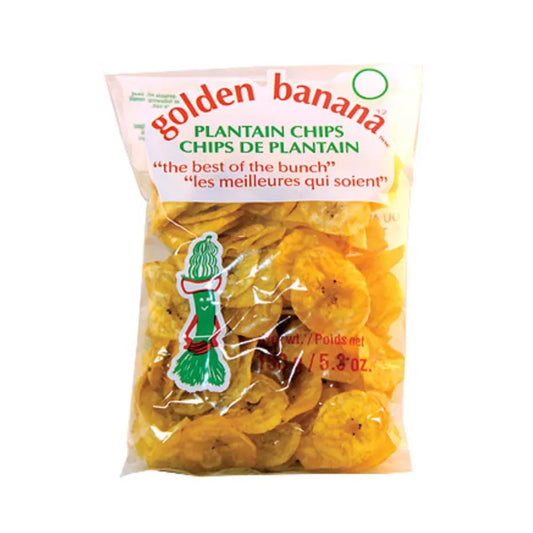 Golden Banana Platain Chips 150 G