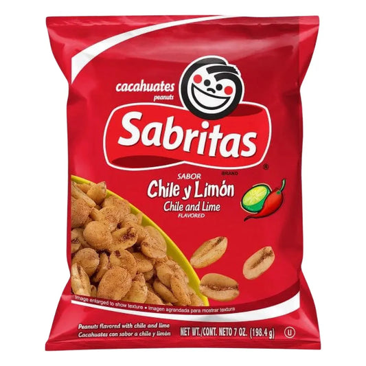 Sabritas Peanuts Salt and Lime 198g