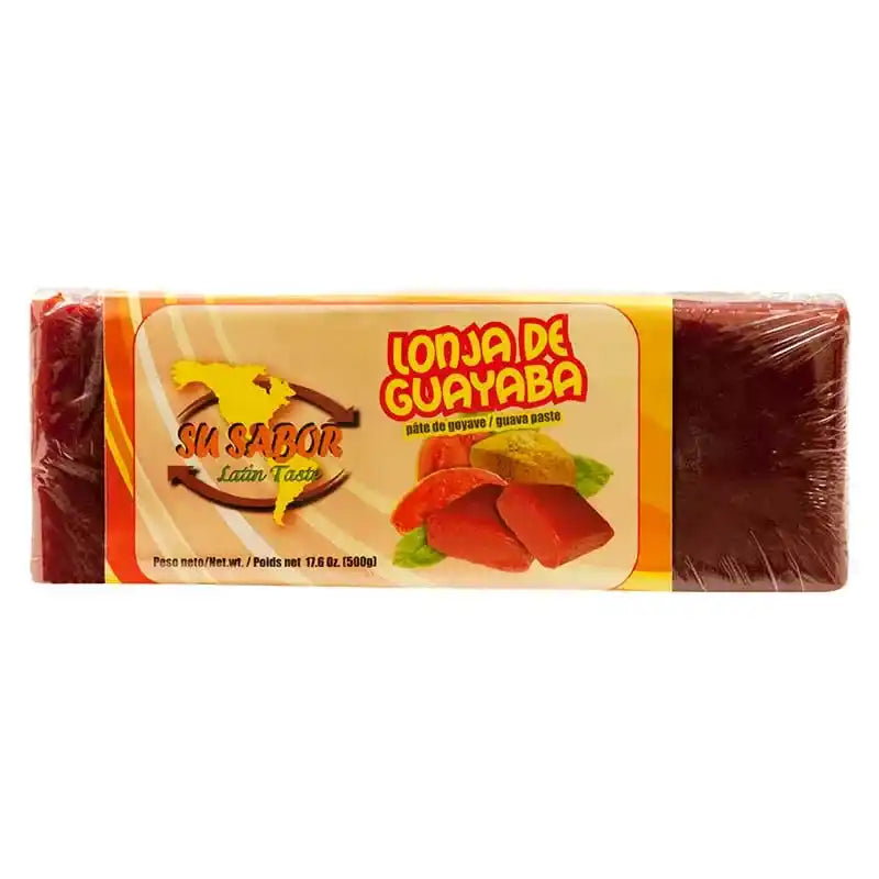 Su Sabor Bocadillo Lonja de Guayaba - Guava Paste Snack 500g