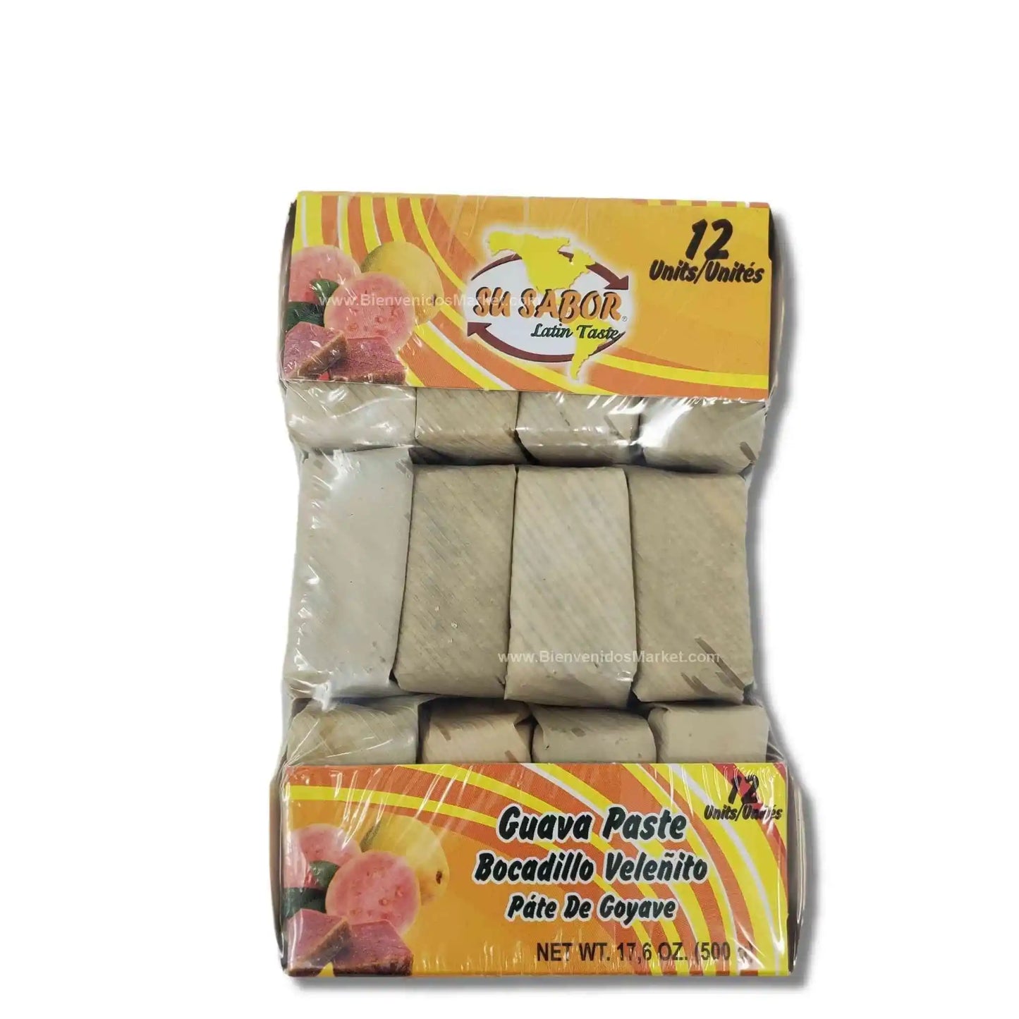 Su Sabor Bocadillo Veleñito - Guava Paste Cubes x12